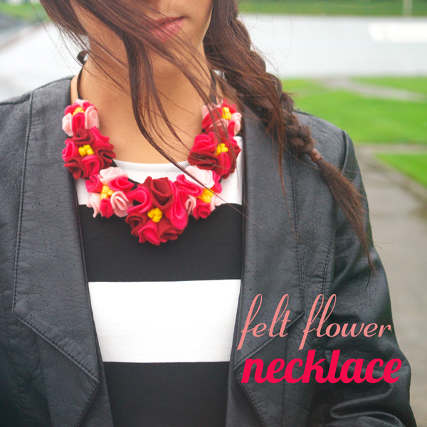Felt Flower Necklace Header